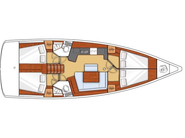 Book yachts online - sailboat - Oceanis 45 - Stella  - rent