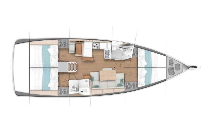 Book yachts online - sailboat - Sun Odyssey 440 - Mikkamakka - rent