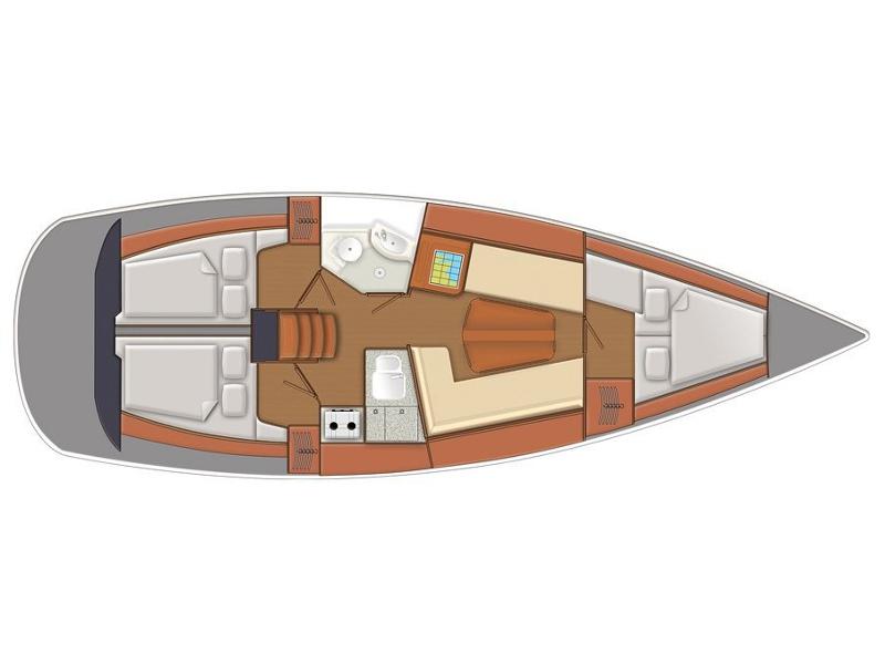 Book yachts online - sailboat - Delphia 37 - Arctic Vision - rent