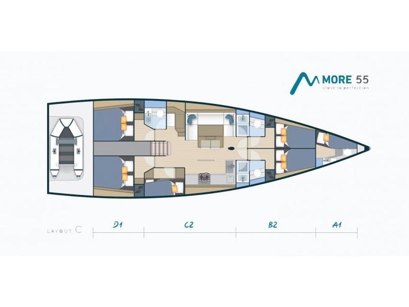 Book yachts online - sailboat - More 55 - MORE FUN - rent