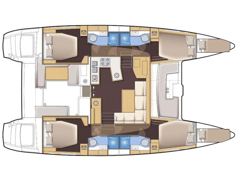 Book yachts online - catamaran - Lagoon 450  F - KAT EL MAR - rent