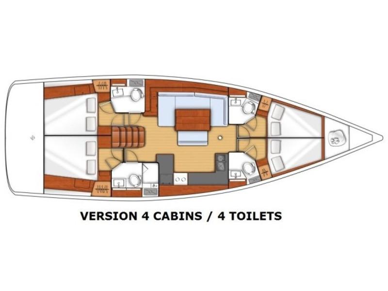 Book yachts online - sailboat - Oceanis 48 - TRIM - rent