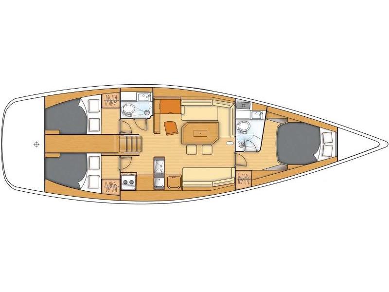 Book yachts online - sailboat - Beneteau First 45 - ZEPHYR - rent