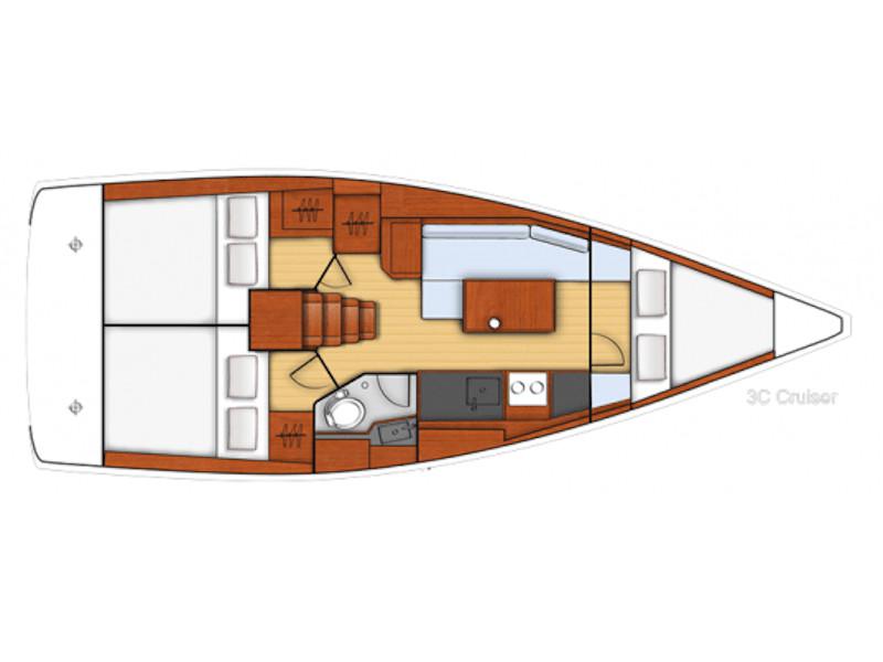 Book yachts online - sailboat - Beneteau Oceanis 35 - Blondi - rent