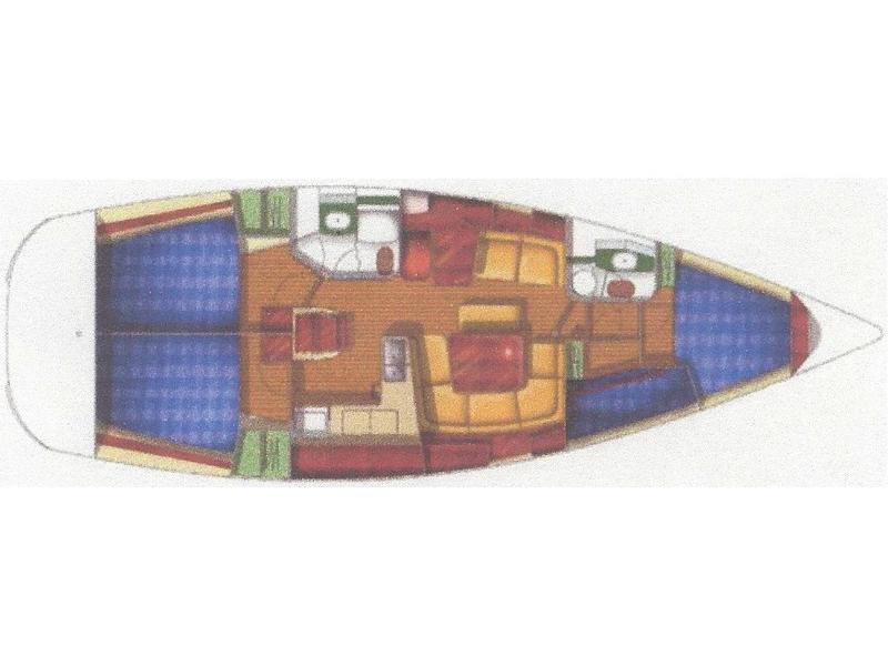 Book yachts online - sailboat - Sun Odyssey 43 - Saida - rent