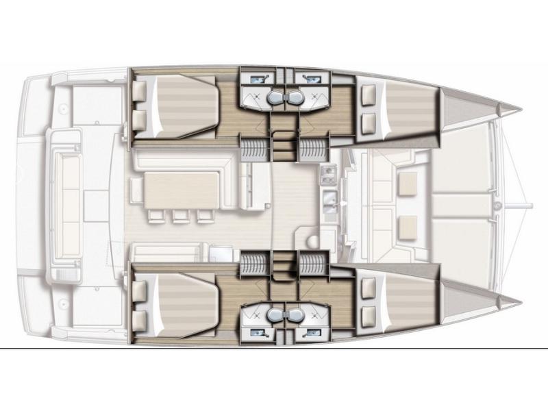 Book yachts online - catamaran - Bali 4.1 - KOS 41.11 - rent