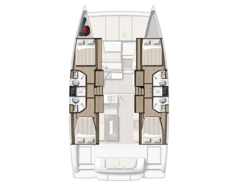 Book yachts online - catamaran - Bali 4.2 - Kos 42.4 - rent