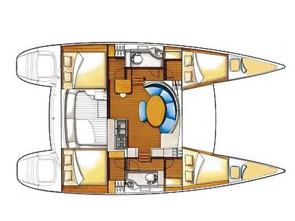 Book yachts online - catamaran - Lagoon 380 - Maya - rent