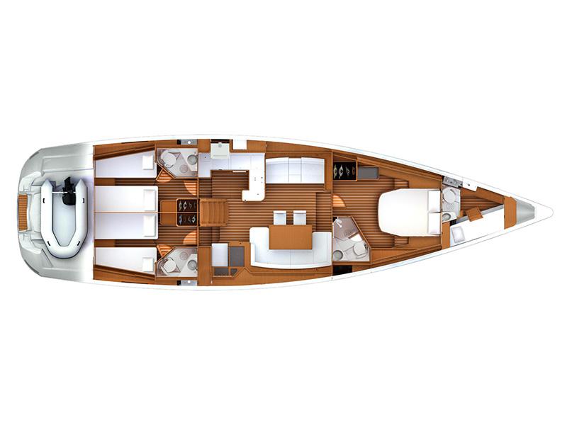 Book yachts online - sailboat - Jeanneau 57 - Whyknot - rent