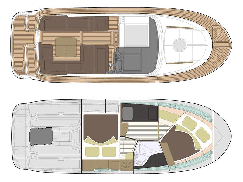 Book yachts online - motorboat - Marex 310 Sun Cruiser - 7 Happy Days - rent