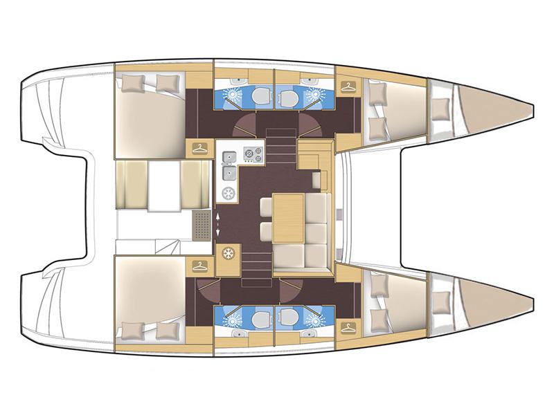 Book yachts online - catamaran - Lagoon 39 2016 - Bob Cat - rent