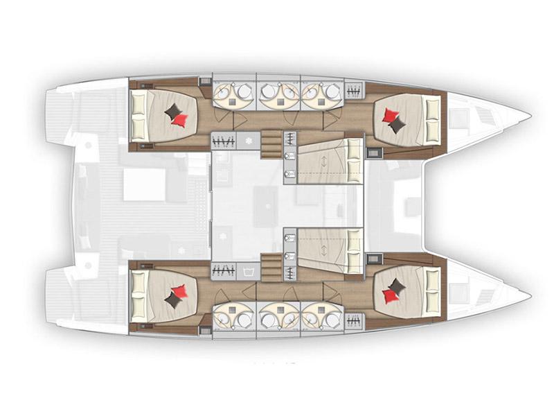 Book yachts online - catamaran - Lagoon 50 - Zuzo 1ST - rent