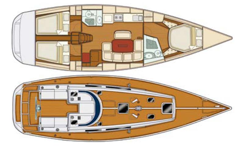 Book yachts online - sailboat - Grand Soleil 43 - Skalice - rent