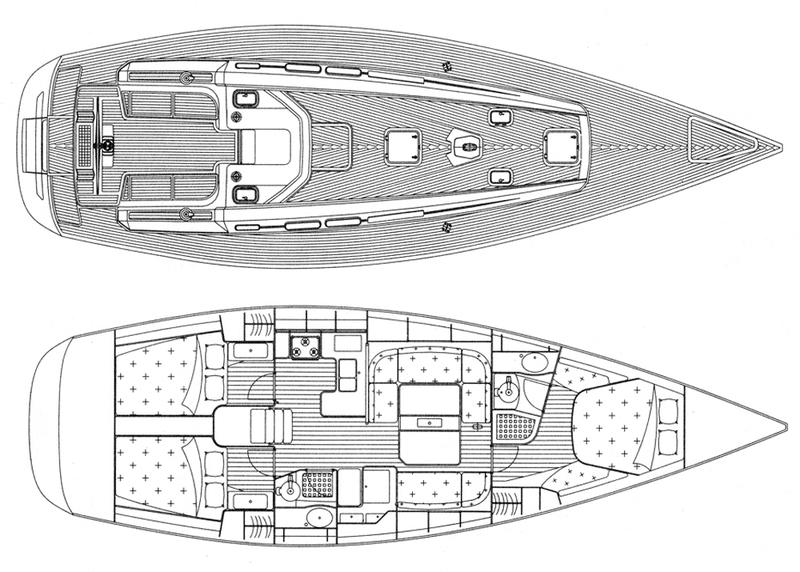 Book yachts online - sailboat - Grand Soleil 45 - Pingala - rent