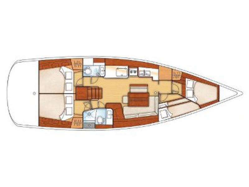 Book yachts online - sailboat - Oceanis 46 - FANI - rent