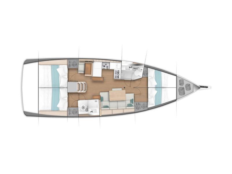 Book yachts online - sailboat - Sun Odyssey 440 - SUN ODYSSEY 440 (2022) - VOL - rent