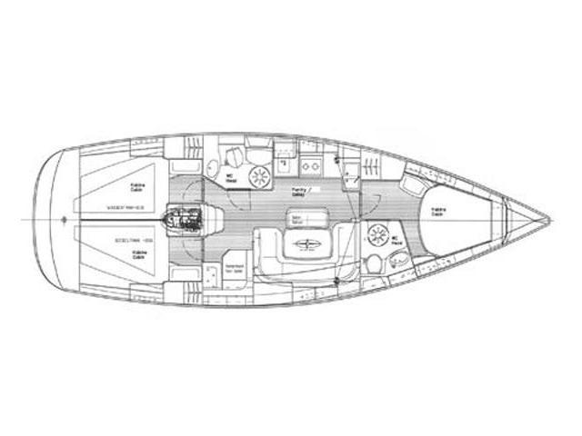 Book yachts online - sailboat - Bavaria 39 Cruiser - NADA - rent