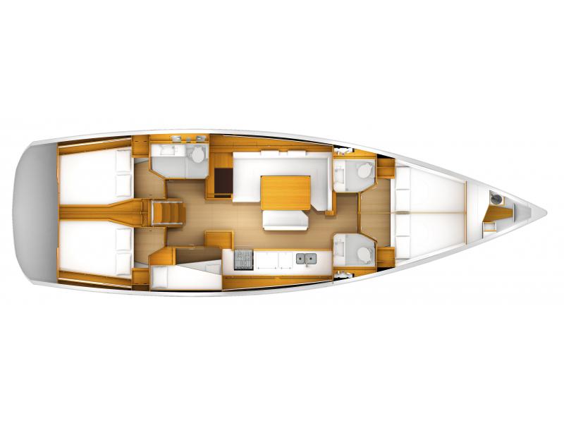Book yachts online - sailboat - SUN ODYSSEY 509 BT - MAGIC DREAMS - rent