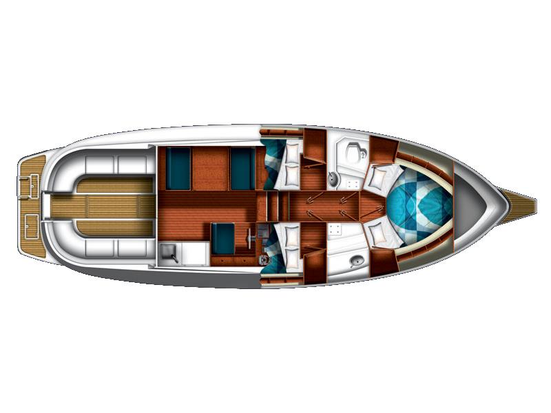 Book yachts online - motorboat - ADRIA 1002V  BT (12) - LAVSA - rent