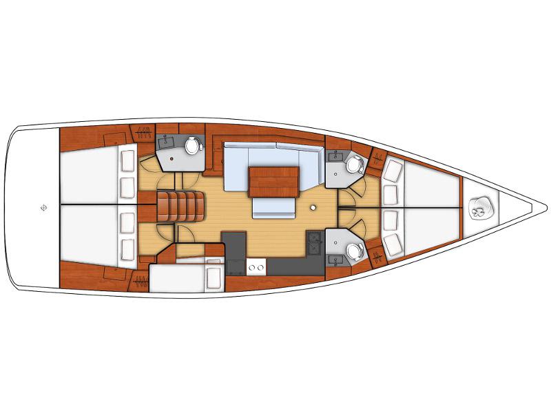 Book yachts online - sailboat - OCEANIS 48 BT - FILOMENA - rent
