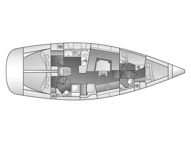 Book yachts online - sailboat - ELAN 444 Impression BT - SAGITTA - rent