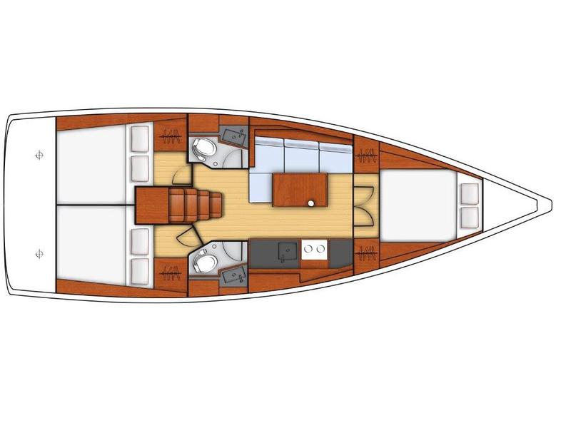 Book yachts online - sailboat - OCEANIS 38.1 BT - ELSA - rent