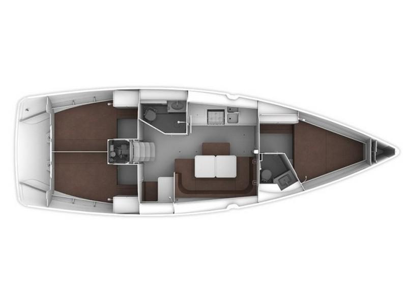 Book yachts online - sailboat - Bavaria Cruiser 41 - NINA - rent