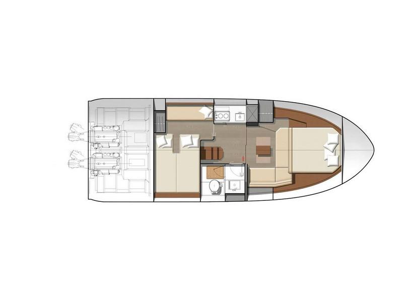 Book yachts online - motorboat - Jeanneau Leader 36 - MIHAEL - rent