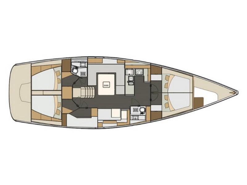 Book yachts online - sailboat - Elan 50 Impression - LENA - rent