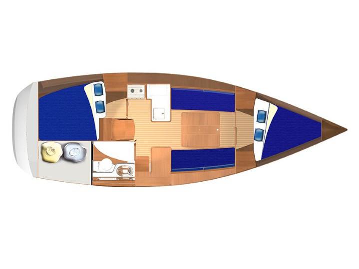 Book yachts online - sailboat - Dufour 325 - Bijoux - rent