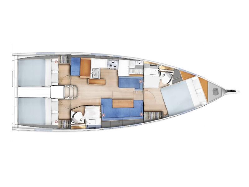 Book yachts online - sailboat - Sun Odyssey 410 - Pheia - Comfort line - rent
