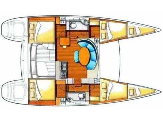 Book yachts online - catamaran - Lagoon 380 - Nefertiti - rent