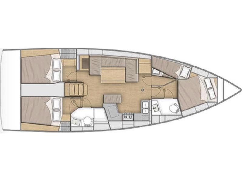 Book yachts online - sailboat - Oceanis 40.1 - Ocean Pearl - rent