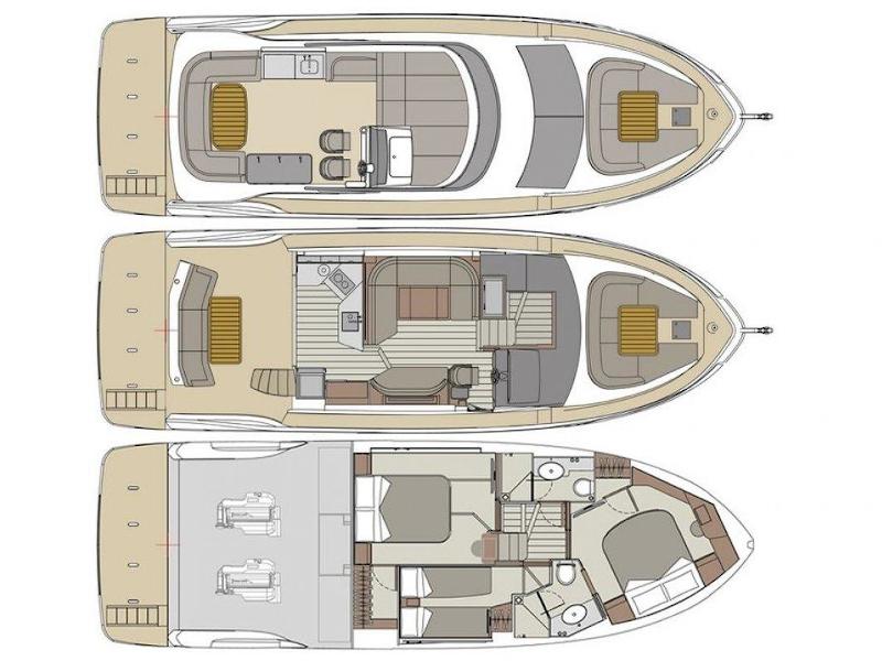 Book yachts online - motorboat - Absolute 47 Fly - Riaz Tahia - rent