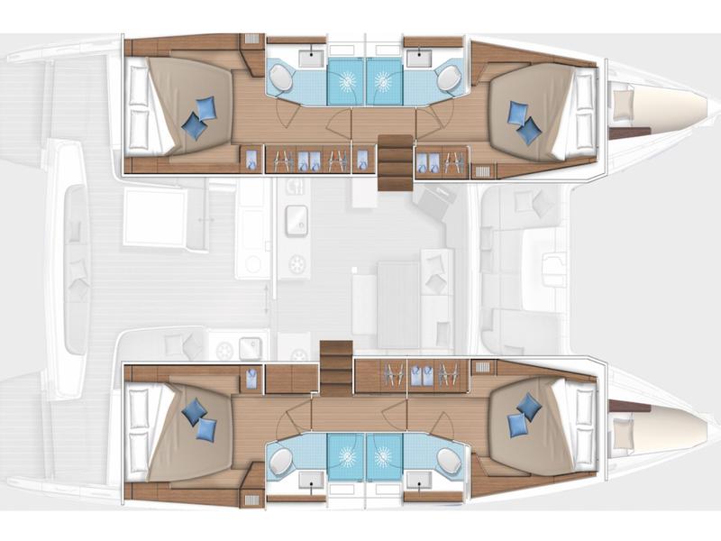 Book yachts online - catamaran - Lagoon 46 - KARI - rent