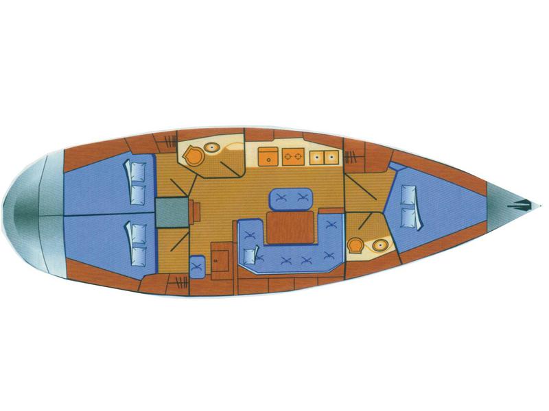 Book yachts online - sailboat - Bavaria 41 - THIRTEEN - rent