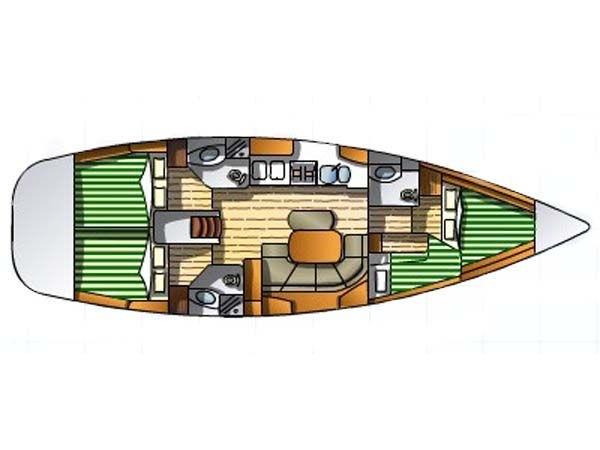Book yachts online - sailboat - Oceanis Clipper 423 - Jazz and Blues - rent