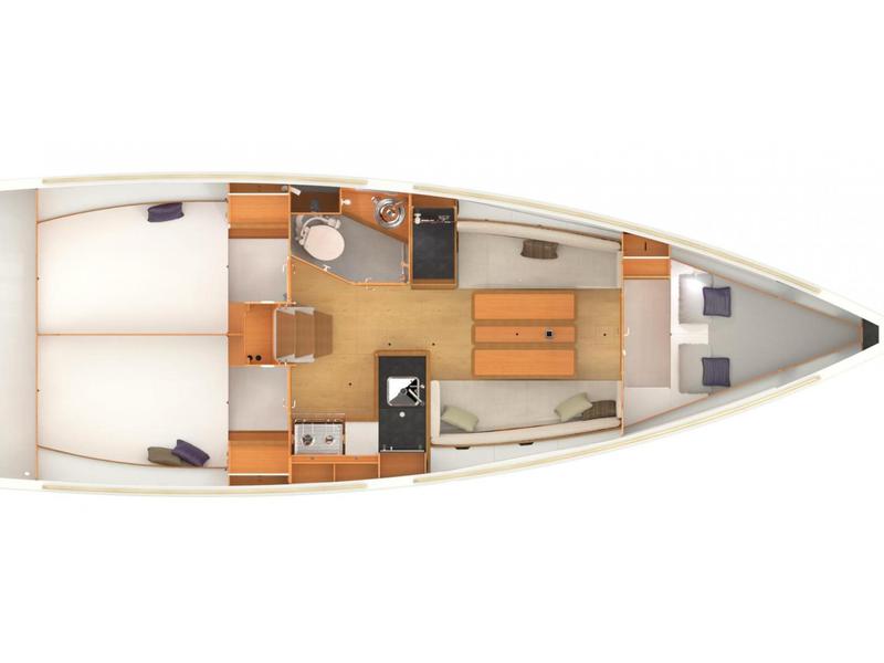 Book yachts online - sailboat - Sun Odyssey 349 - ZORJA - rent