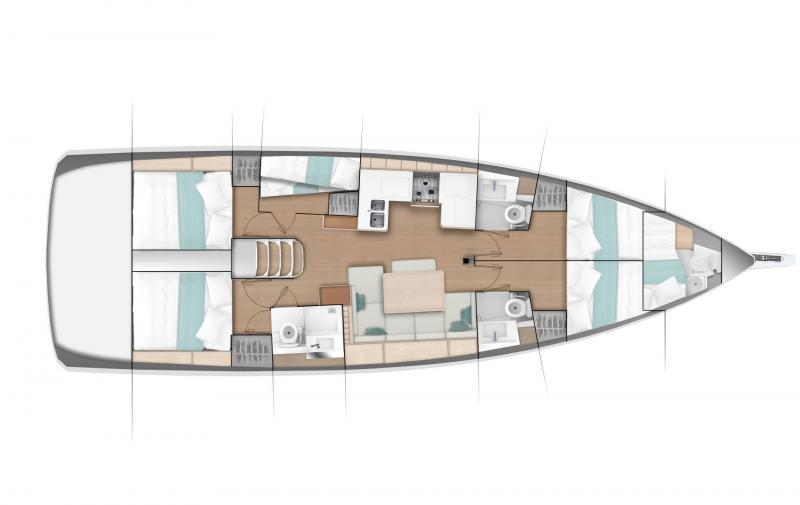 Book yachts online - sailboat - Sun Odyssey 490 - Wu Wei - rent