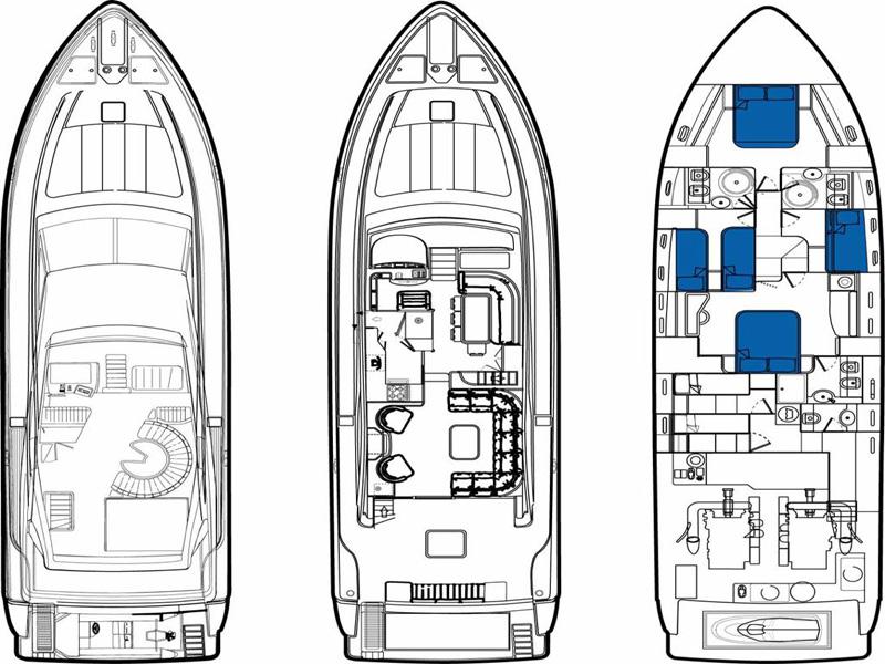Book yachts online - motorboat - Ferretti 680 - Sadaqa - rent