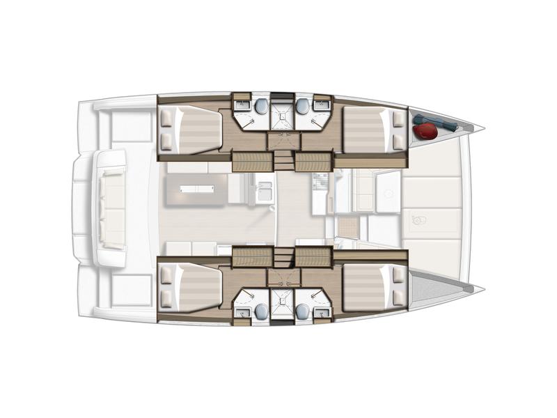 Book yachts online - catamaran - Bali 4.2 - new - rent