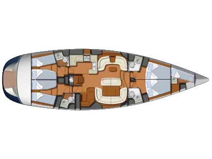 Book yachts online - sailboat - Jeanneau 54 - Persuasion (from Monday!) - rent