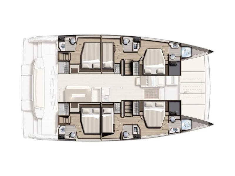 Book yachts online - catamaran - Bali 4.8 Anna - Anna - rent