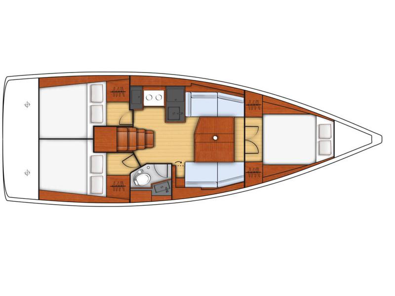 Book yachts online - sailboat - Oceanis 38.1 - TRITON - rent