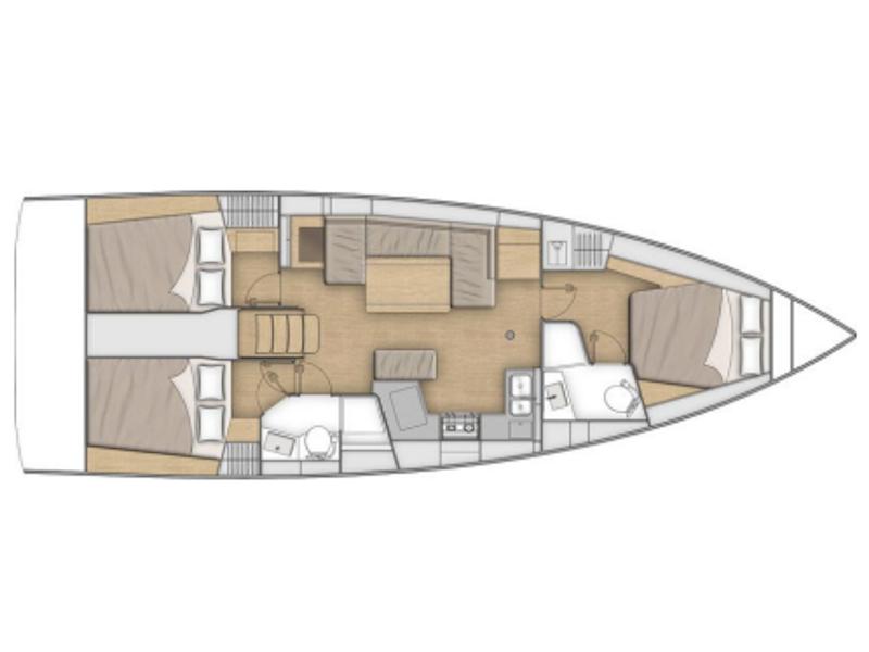 Book yachts online - sailboat - Sunsail 42 - Sunsail 42 (2022) - rent
