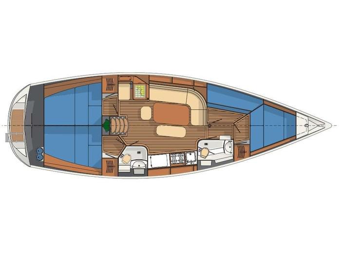 Book yachts online - sailboat - Delphia 40 - Lady in Red - rent