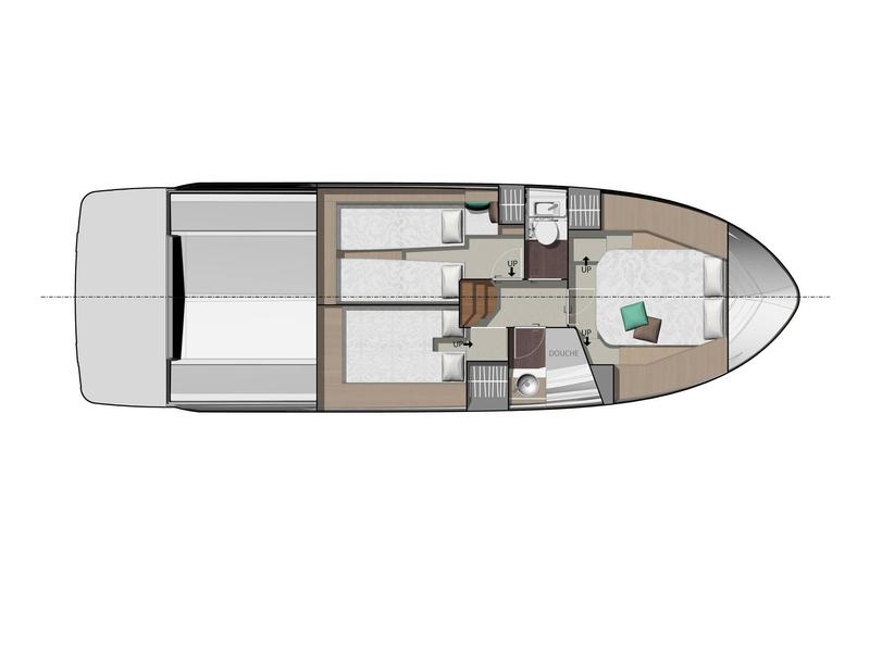 Book yachts online - motorboat - Jeanneau NC 37 - Aurora - rent