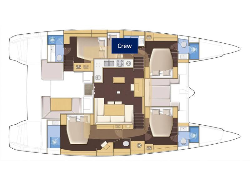 Book yachts online - catamaran - Lagoon 52F - Tamiro - rent