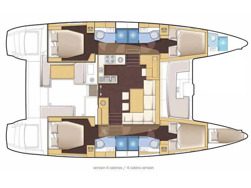 Book yachts online - catamaran - Lagoon 46 Fly - ETERNITYX - rent