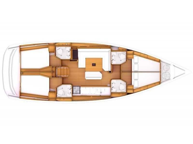Book yachts online - sailboat - Sun Odyssey 469 - KOS 469.1 - rent